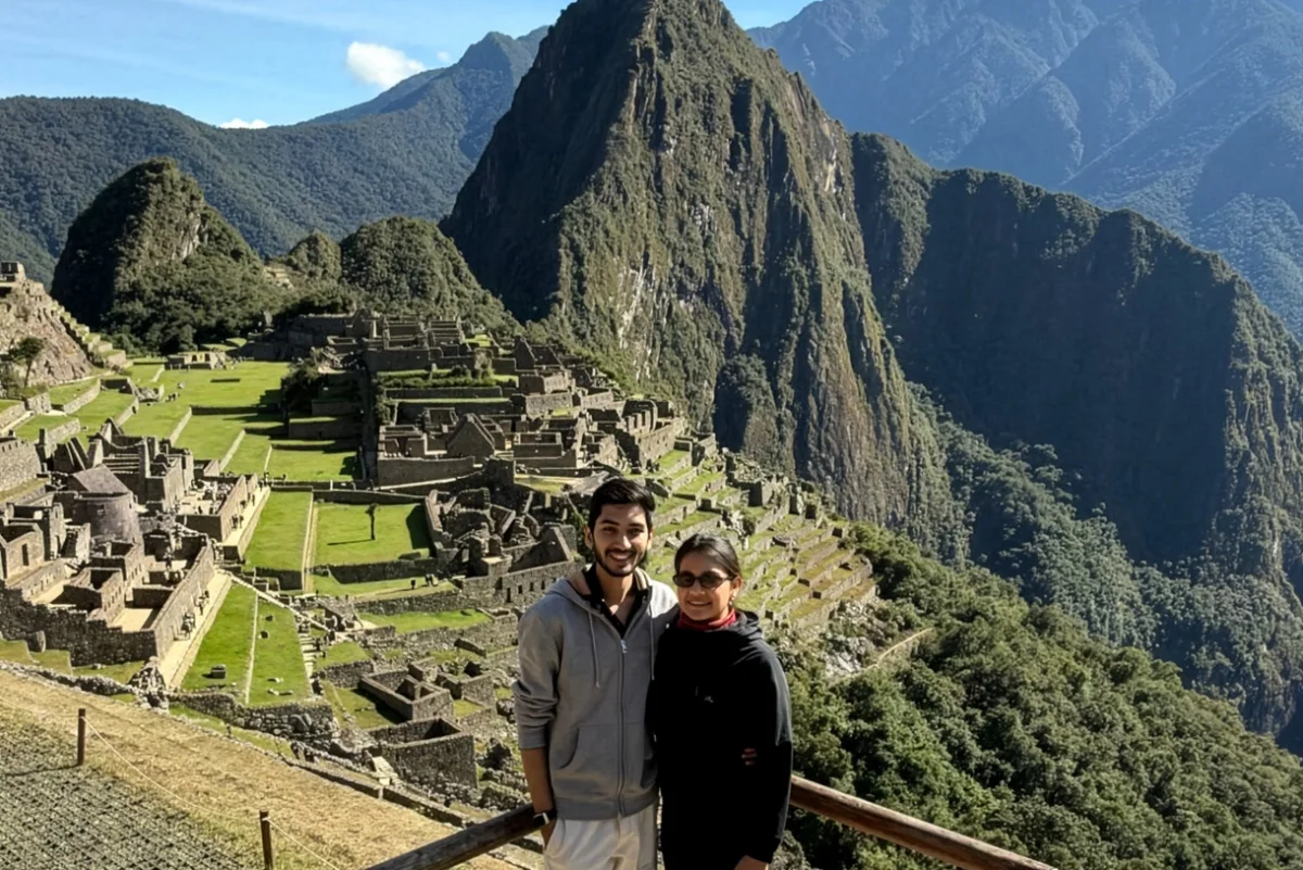 Thea and Ayush, Peru