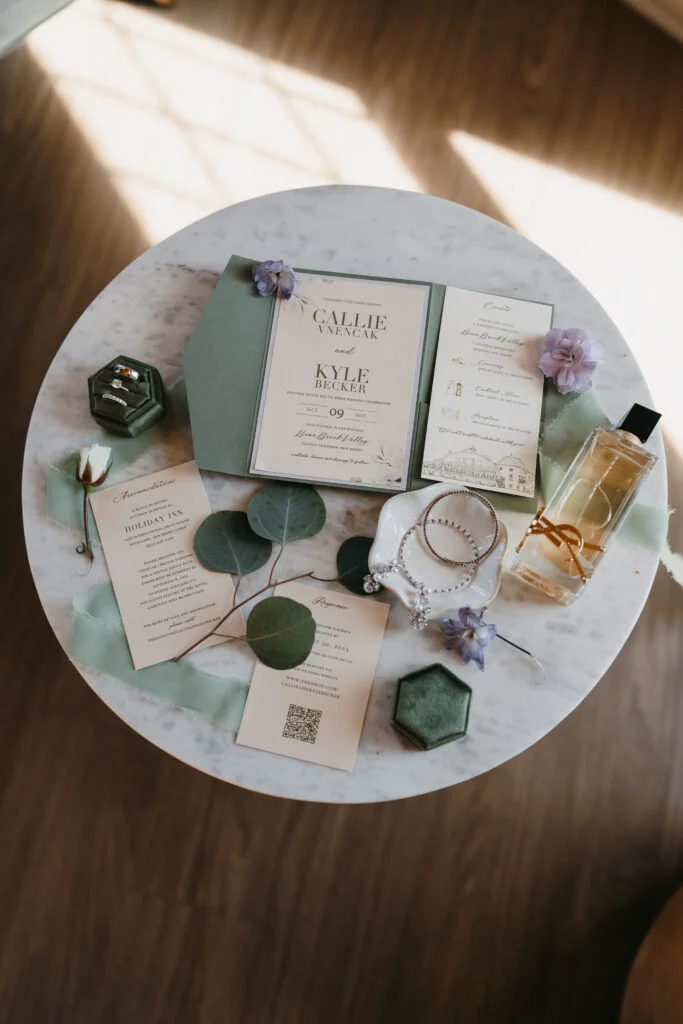Callie & Kyle’s Romantic Fall Wedding at Bear Brook Valley