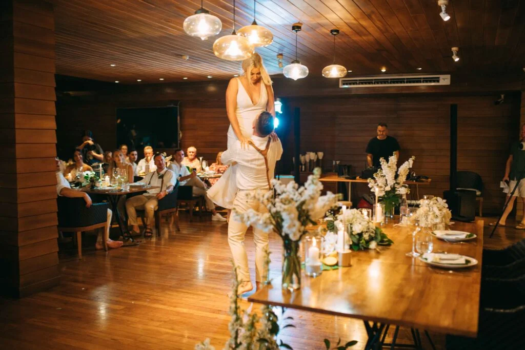 Real-Wedding-Maddison-Lachlan-Silavadee-Pool-Spa-Resort-Thailand-bride and groom dance