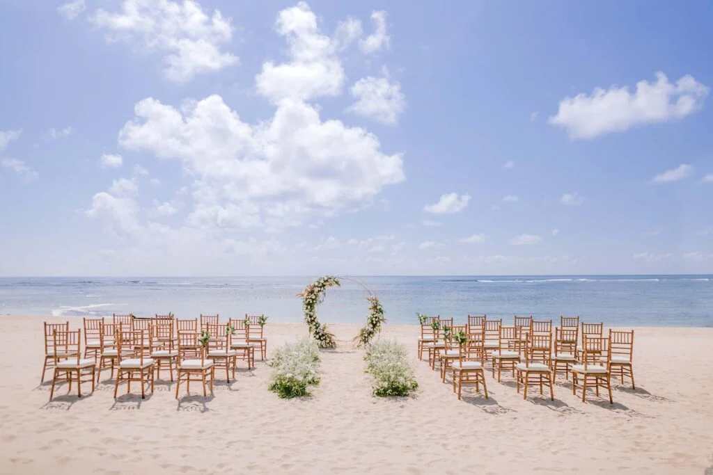Merusaka Nusa Dua - Outdoor Wedding Setup