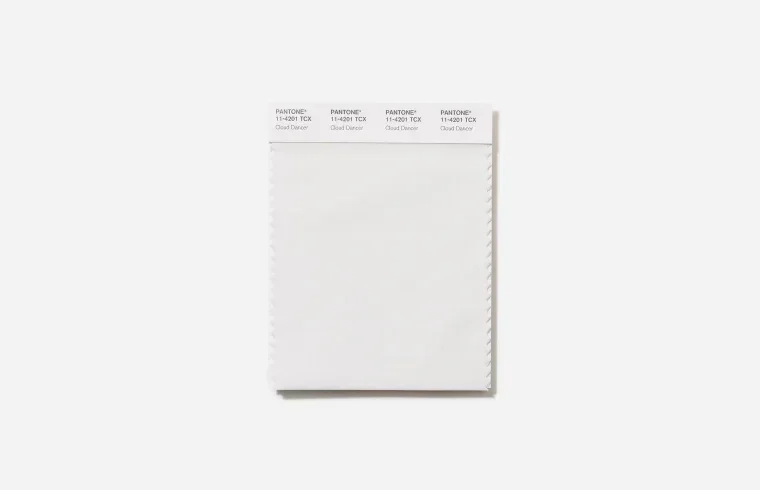 Pantone 2026 Color of the Year: Cloud Dancer