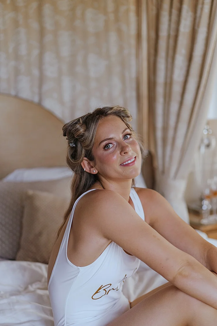 Mia and Bradley, Down Hall Hotel, Hatfield Heath, UK