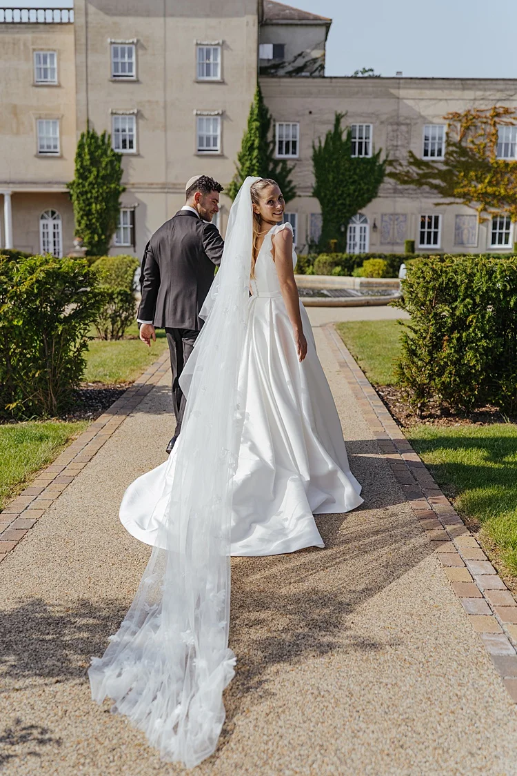 Mia and Bradley, Down Hall Hotel, Hatfield Heath, UK