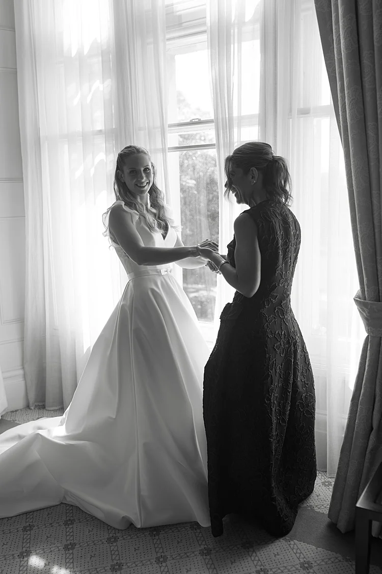 Mia and Bradley, Down Hall Hotel, Hatfield Heath, UK