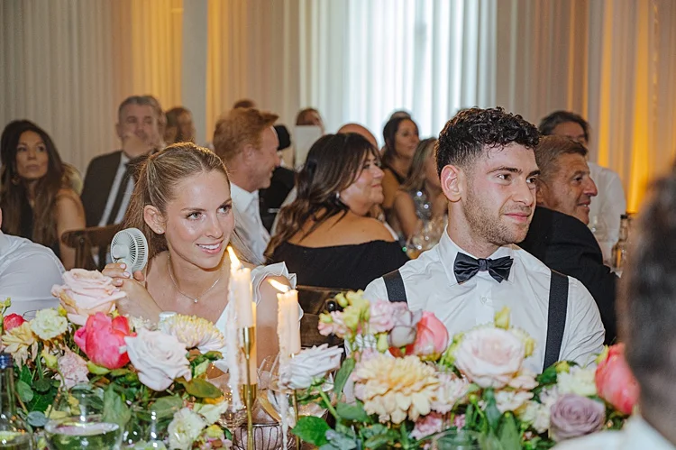 Mia and Bradley, Down Hall Hotel, Hatfield Heath, UK