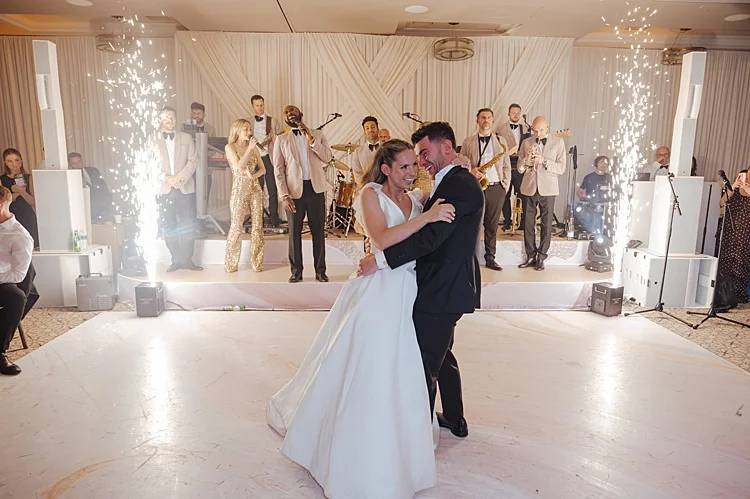 Mia and Bradley, Down Hall Hotel, Hatfield Heath, UK