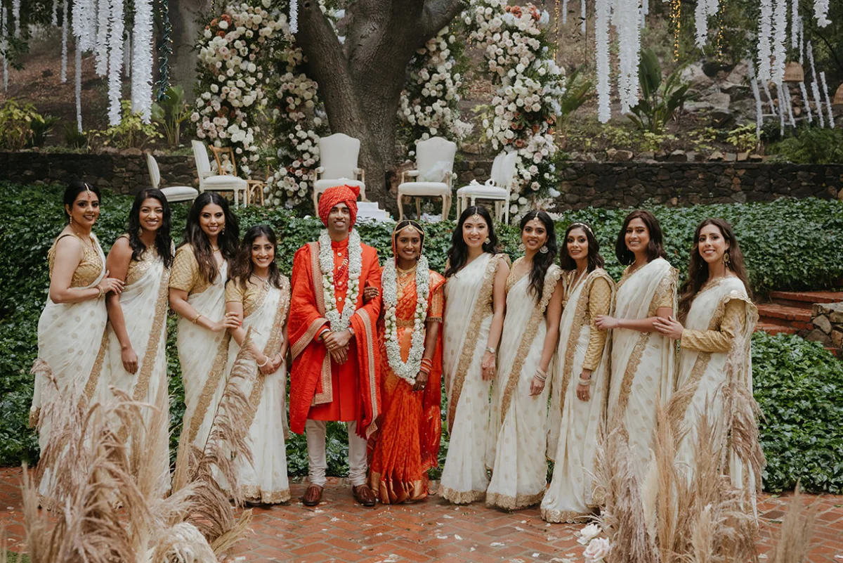 Anusha Balaji and Deek Velagandula, Calamigos Ranch, Malibu