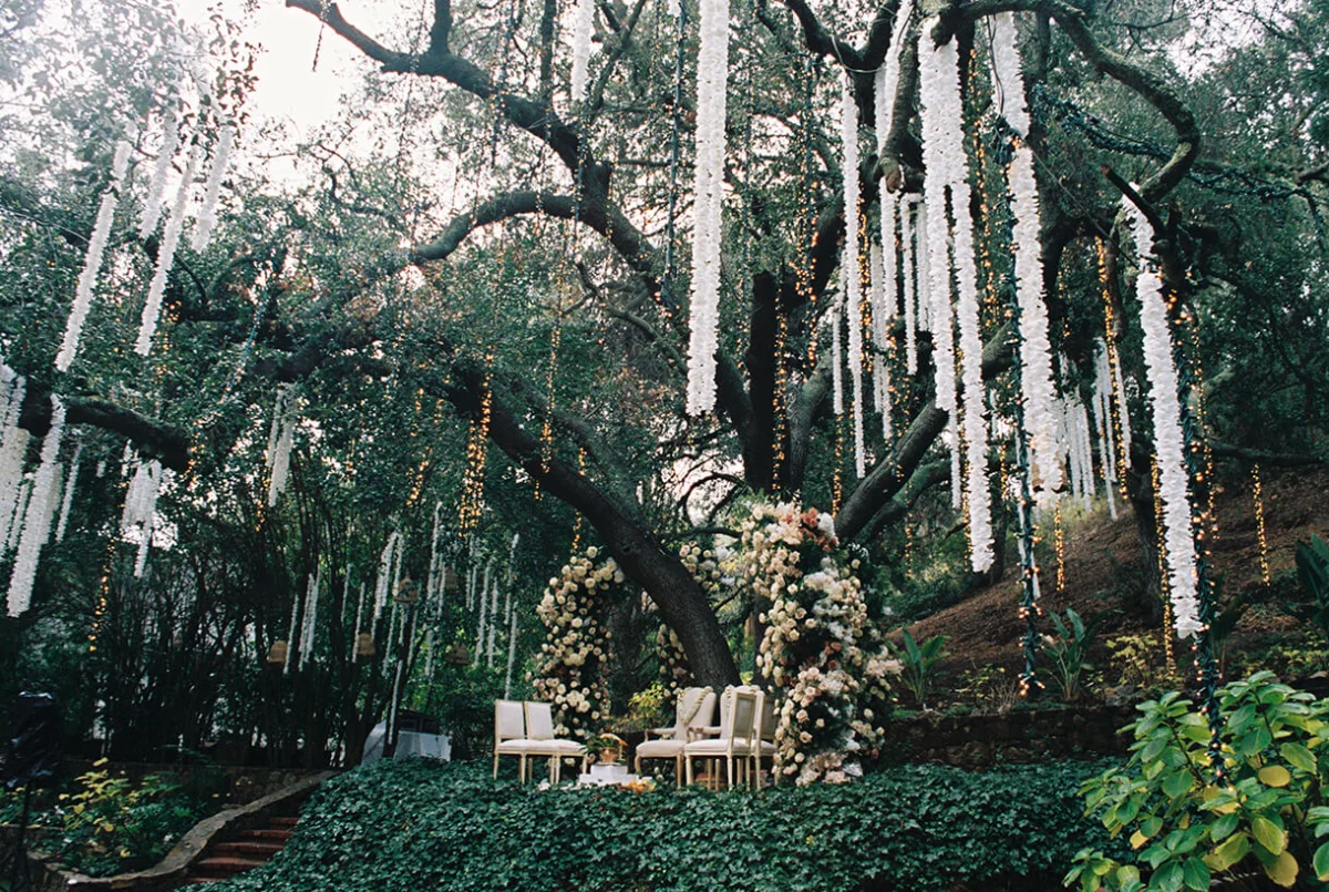 Anusha Balaji and Deek Velagandula, Calamigos Ranch, Malibu