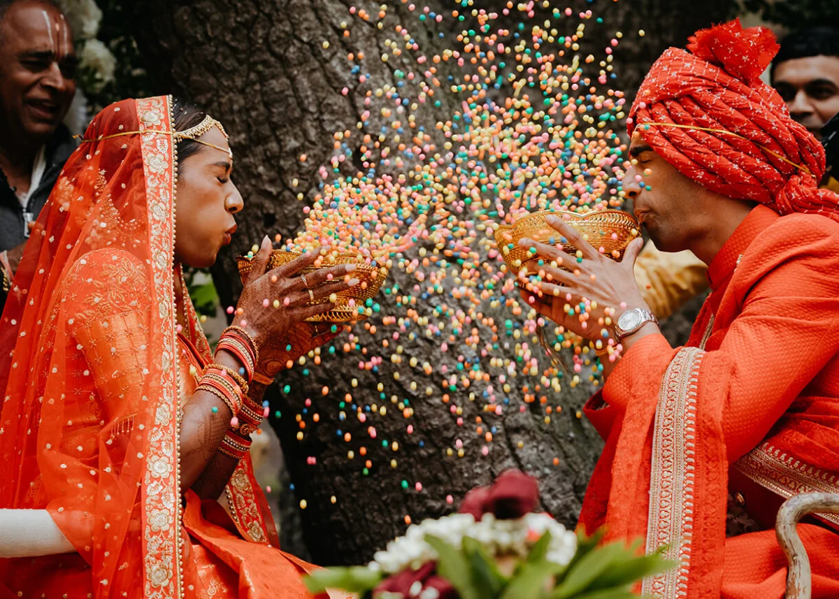 Anusha Balaji and Deek Velagandula, Calamigos Ranch, Malibu