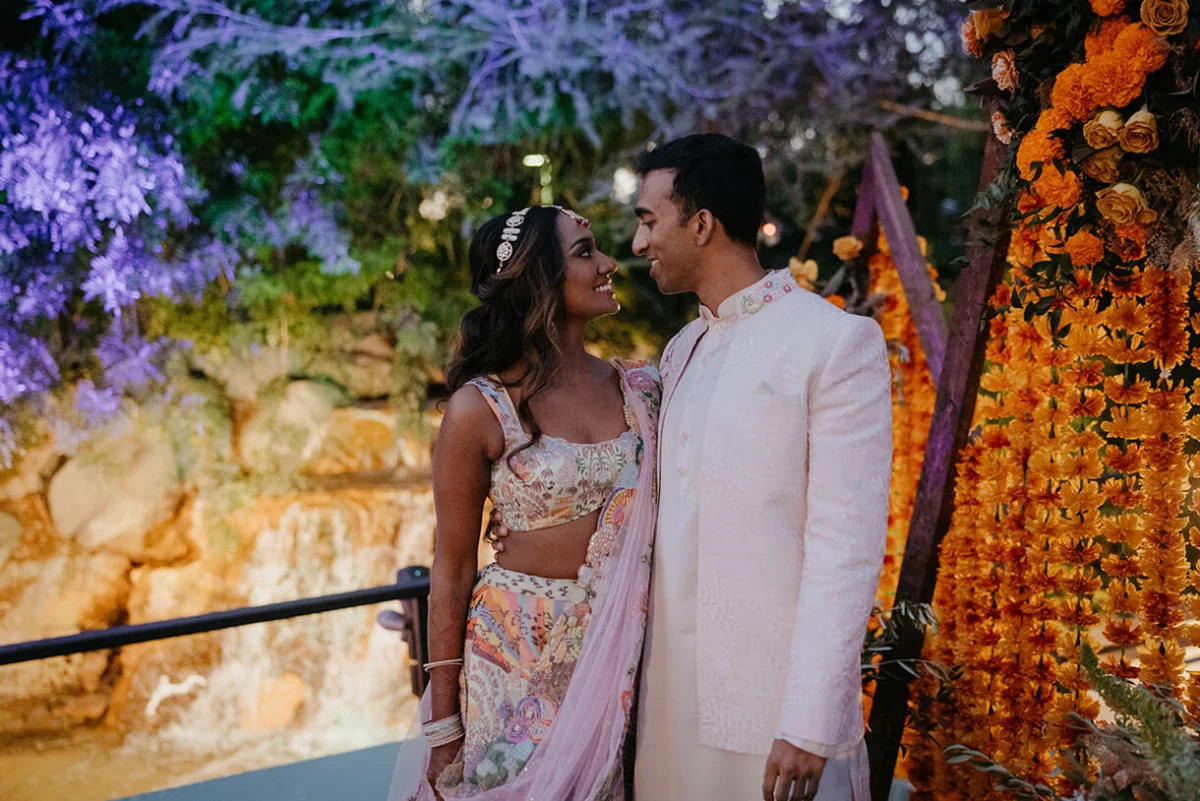 Anusha Balaji and Deek Velagandula, Calamigos Ranch, Malibu