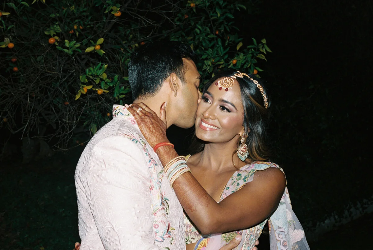 Anusha Balaji and Deek Velagandula, Calamigos Ranch, Malibu