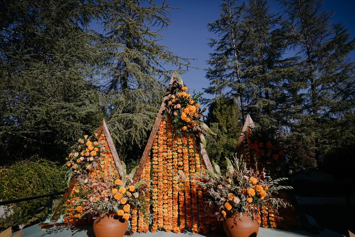 Anusha Balaji and Deek Velagandula, Calamigos Ranch, Malibu