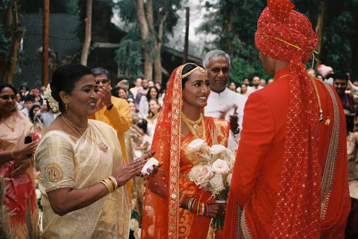 Anusha Balaji and Deek Velagandula, Calamigos Ranch, Malibu