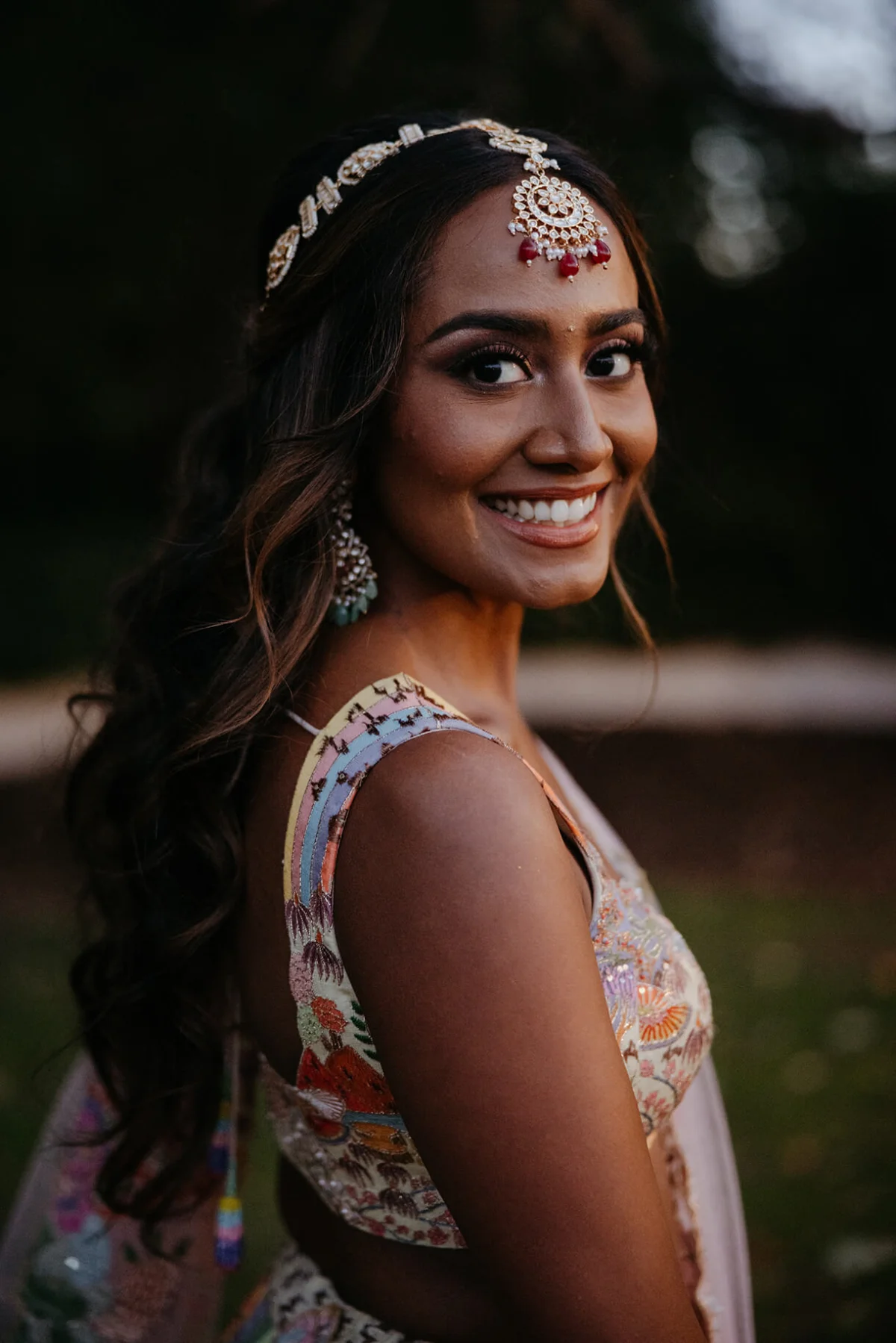 Anusha Balaji and Deek Velagandula, Calamigos Ranch, Malibu