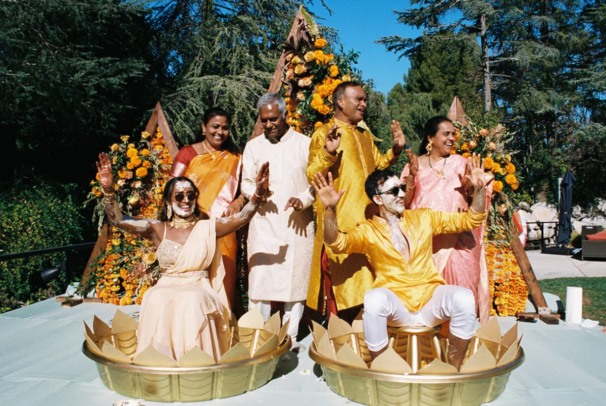 Anusha Balaji and Deek Velagandula, Calamigos Ranch, Malibu