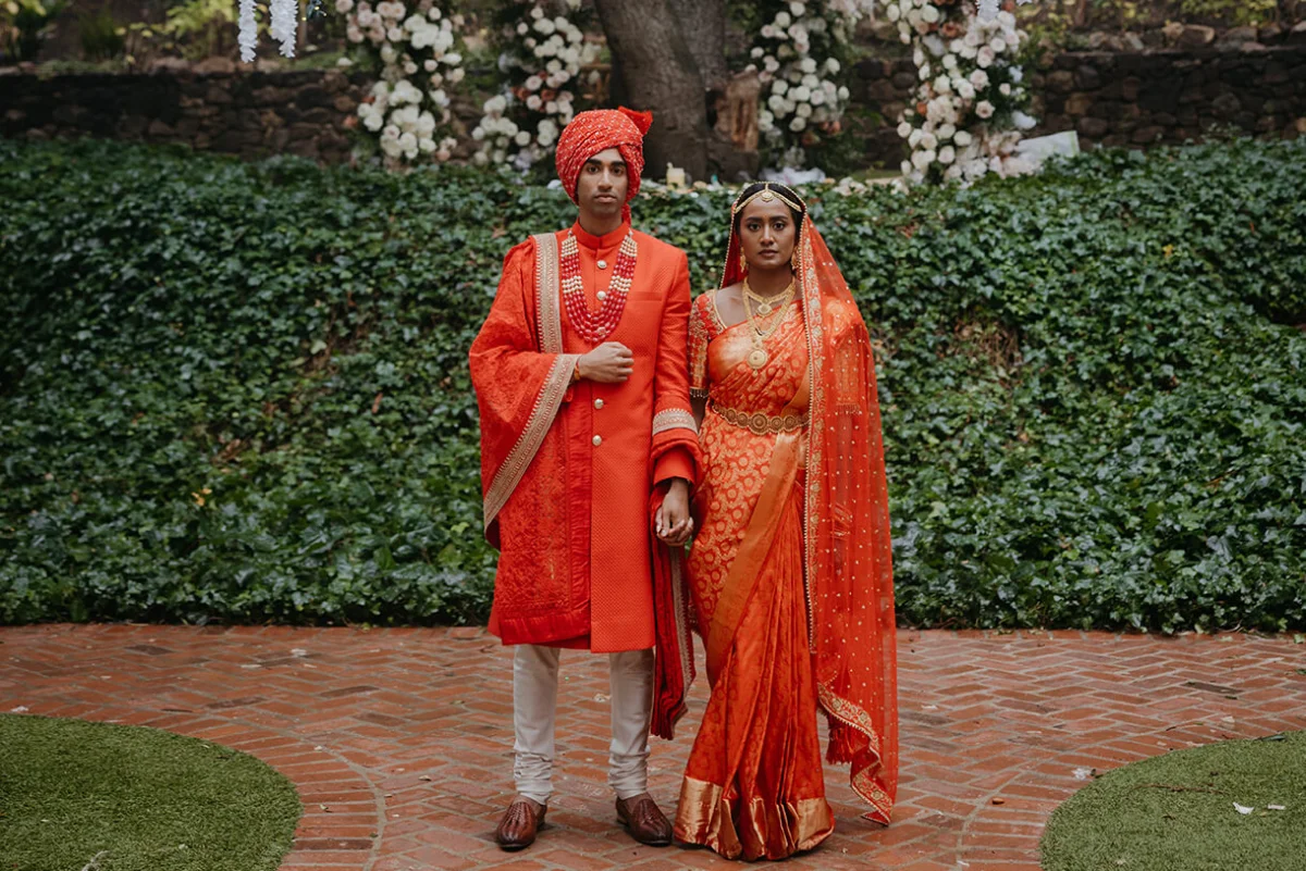 Anusha Balaji and Deek Velagandula, Calamigos Ranch, Malibu
