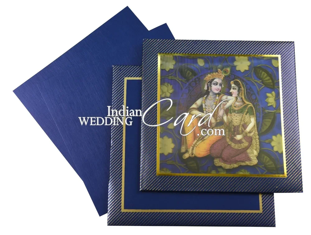 12 Radha Krishna Wedding Invitation Ideas for Hindu Celebrations
