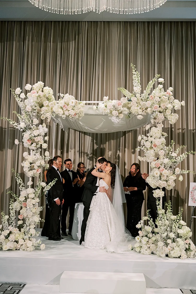 A Chicago Wedding at The Langham Blends Jewish Traditions With New Orleans Details