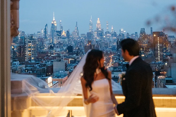 A New York Jewish Wedding at Nine Orchard Built Around Dinner, Dancing and Personal Style