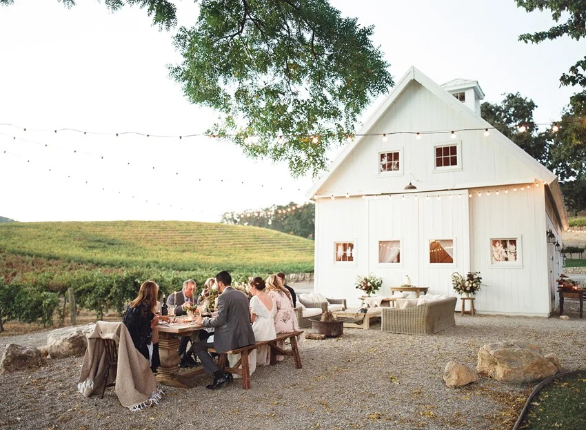 Outdoor Wedding Reception