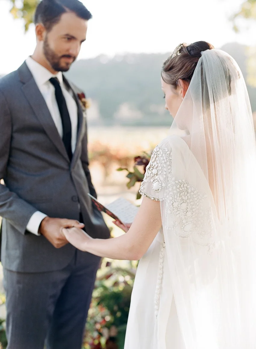 Romantic Vineyard Elopement