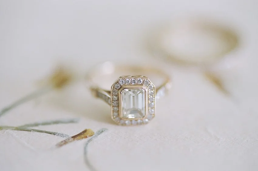 Emerald Cut Diamond Engagement Ring
