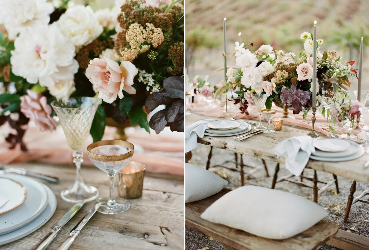 Modern Vintage Wedding Table