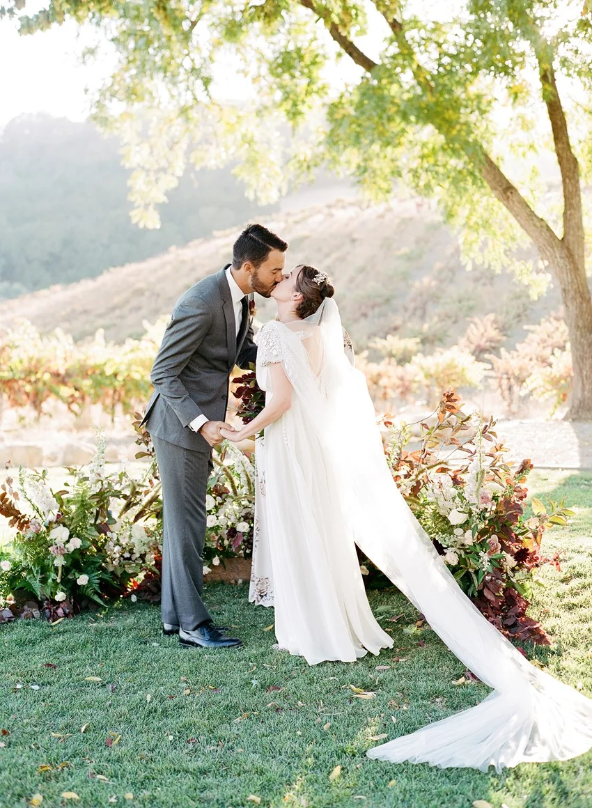 Romantic Vineyard Elopement Inspiration