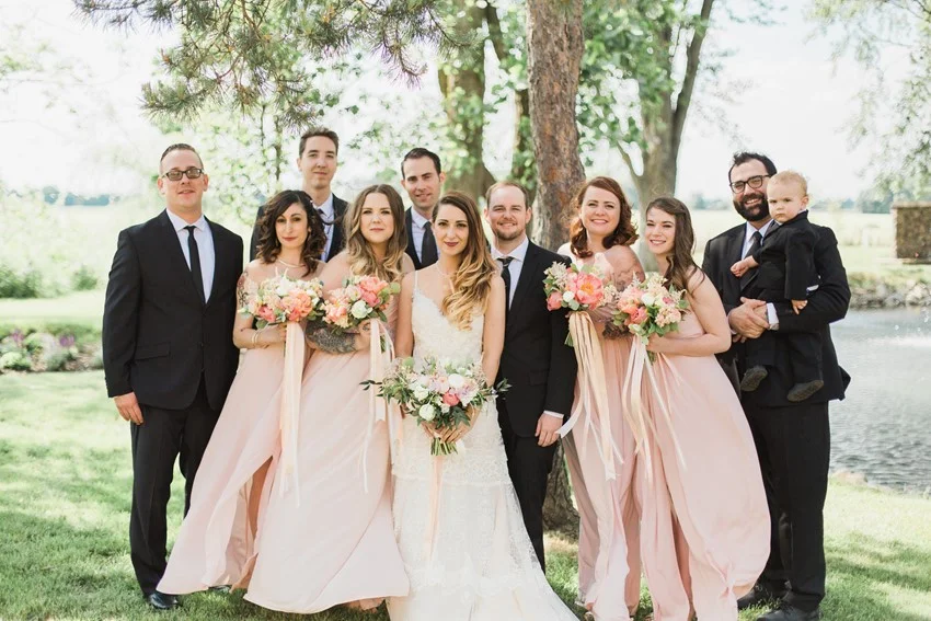 Modern Vintage Bride - A Romantic Modern-Vintage Wedding with an Elegant Barn Reception