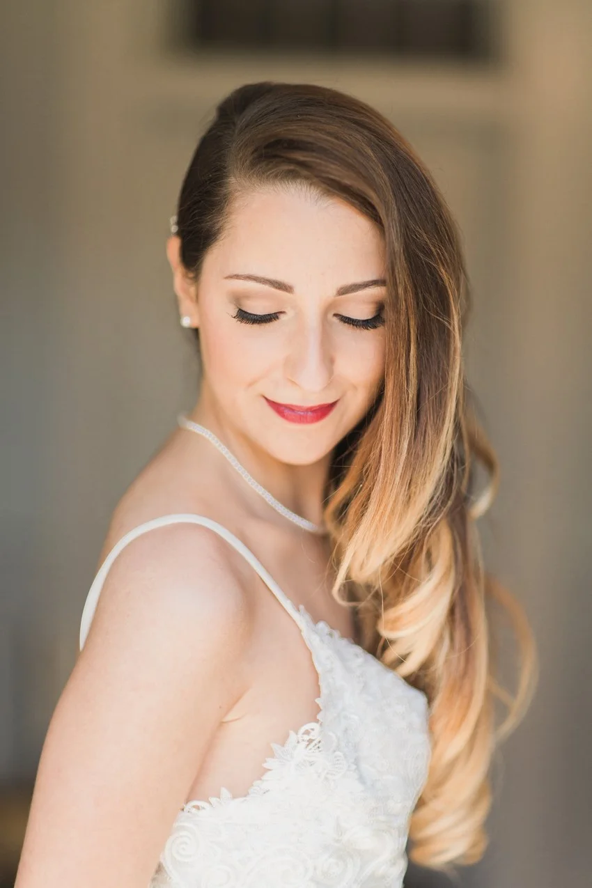 Glamorous Vintage Bridal Hair - A Romantic Modern-Vintage Wedding with an Elegant Barn Reception