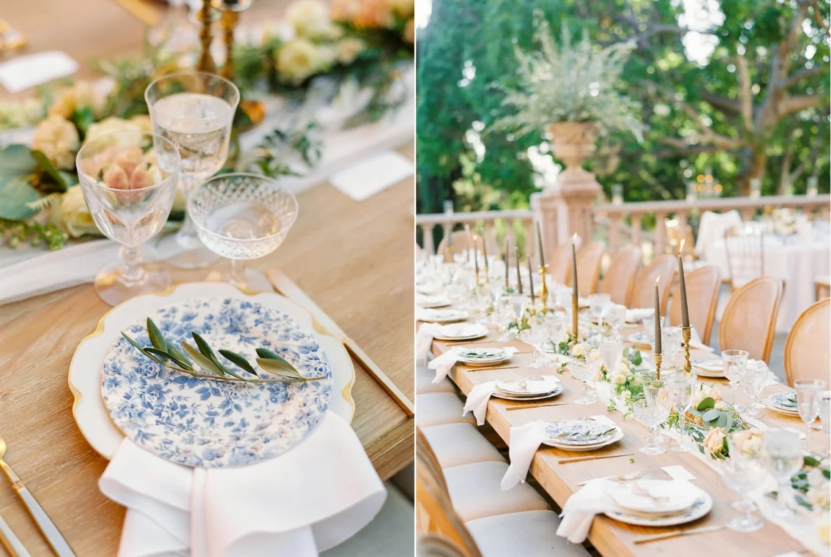Elegant Outdoor Villa Wedding Reception