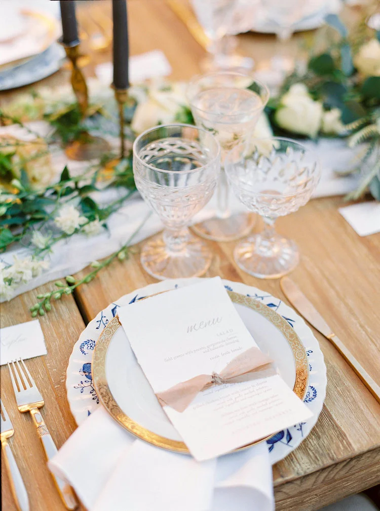 Elegant Wedding Place Setting