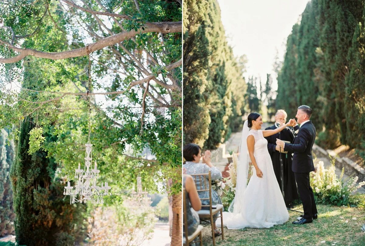 Outdoor Villa Wedding Ceremony