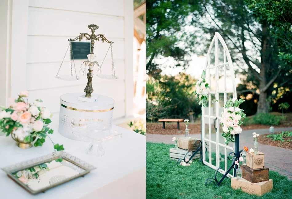 Romantic Garden Wedding Reception Decor // Photography ~ Trynh Photo