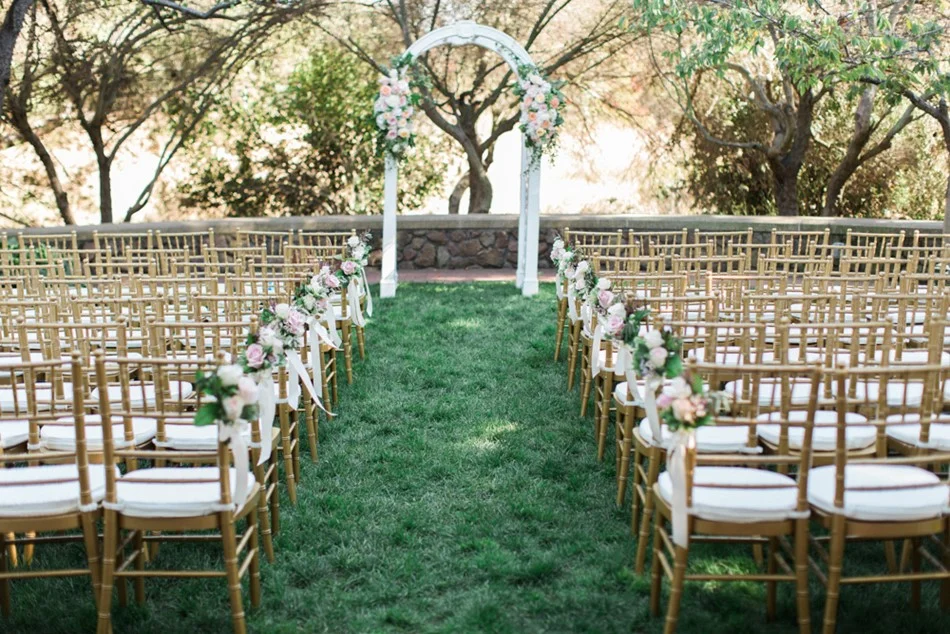 Garden Wedding Ceremony Arch // Photography ~ Trynh Photo