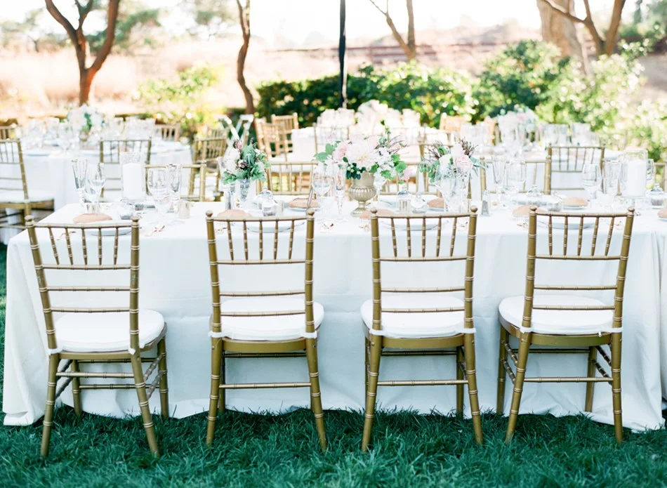 Romantic Garden Wedding Reception // Photography ~ Trynh Photo