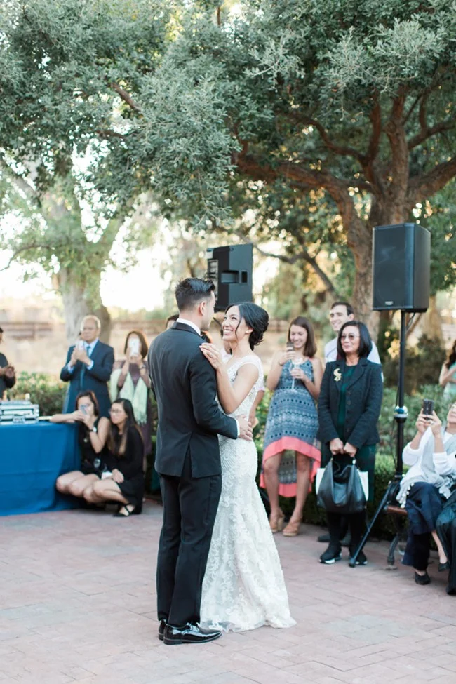 Garden Wedding First Dance // Photography ~ Trynh Photo