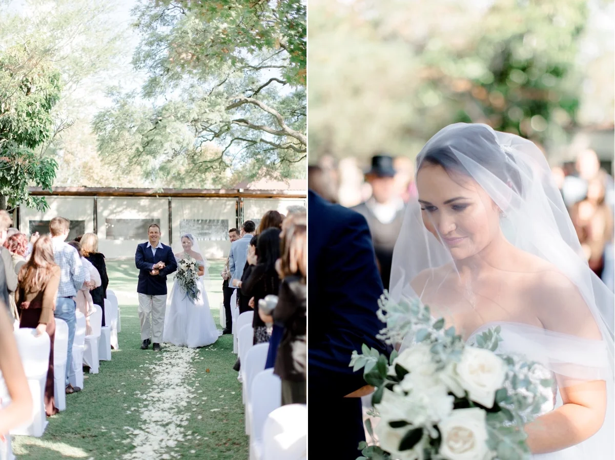 Romantic Garden Wedding Ceremony