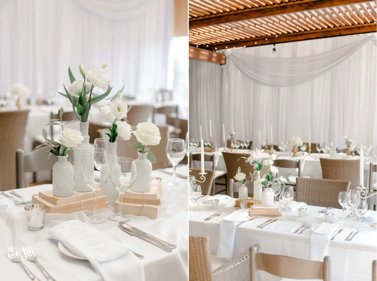 Romantic Modern-Vintage Wedding Reception Decor
