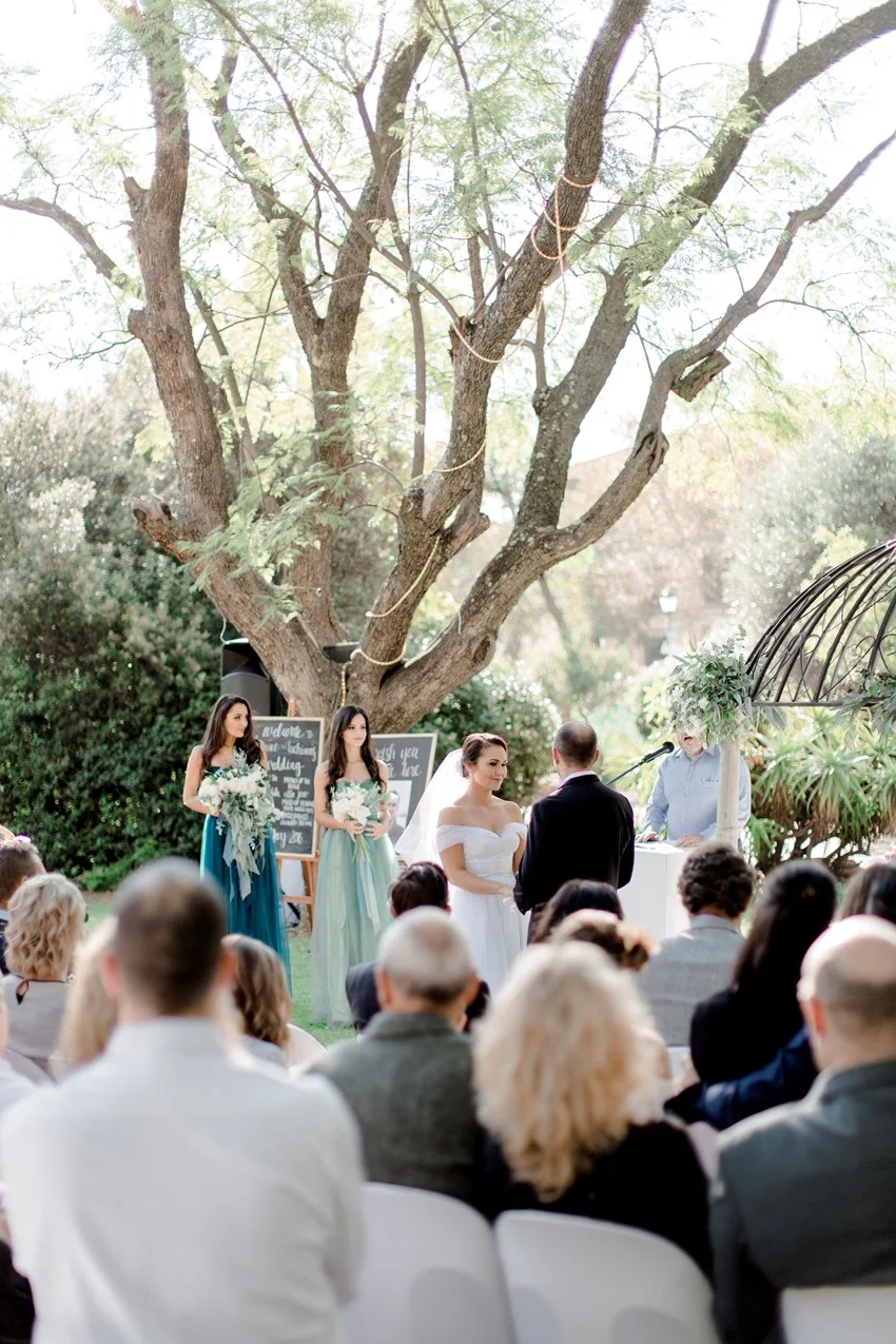 Romantic Garden Wedding Ceremony in South Africa