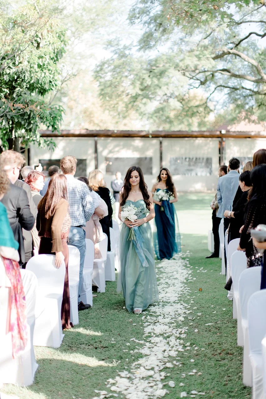 Romantic Garden Wedding Ceremony