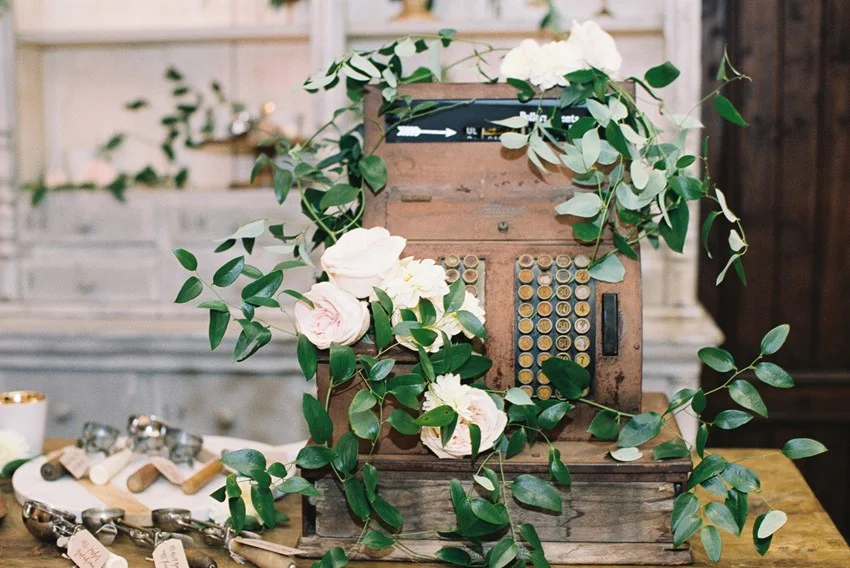 Vintage Wedding Icecream Bar // Photography ~ Carmen Santorelli Photography