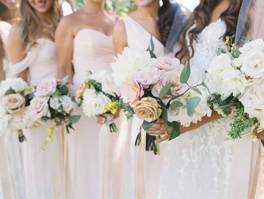 Romantic Rose Wedding Bouquets // Photography ~ Carmen Santorelli Photography