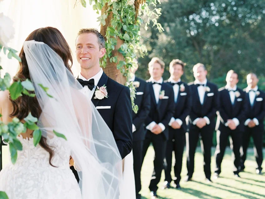Groom & Groomsmen in Tuxes // Photography ~ Carmen Santorelli Photography
