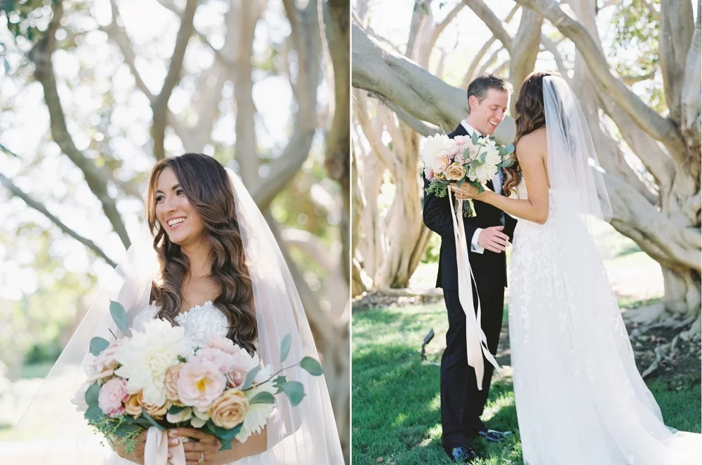 Romantic First look // Photography ~ Carmen Santorelli Photography