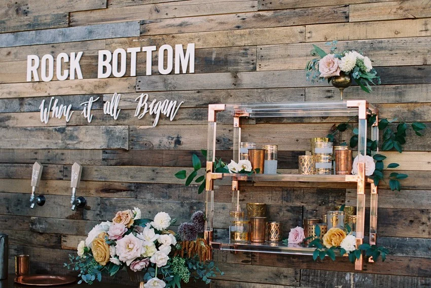 Outdoor Wedding Bar // Photography ~ Carmen Santorelli Photography