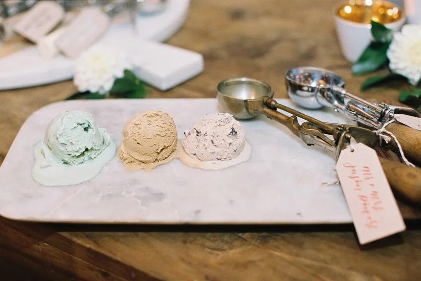 Vintage Wedding Icecream Bar
