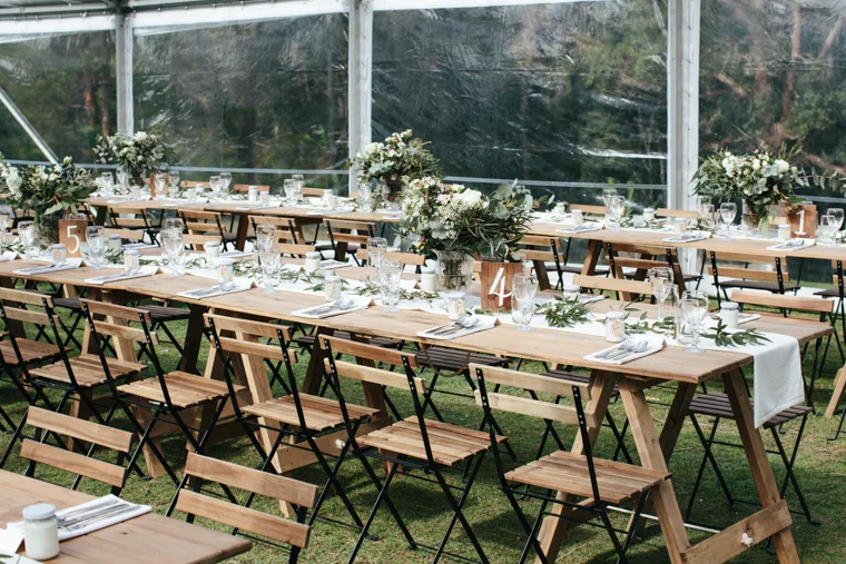 Marquee Wedding Reception // Photography - White Images