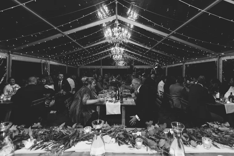 Marquee Wedding Reception // Photography - White Images