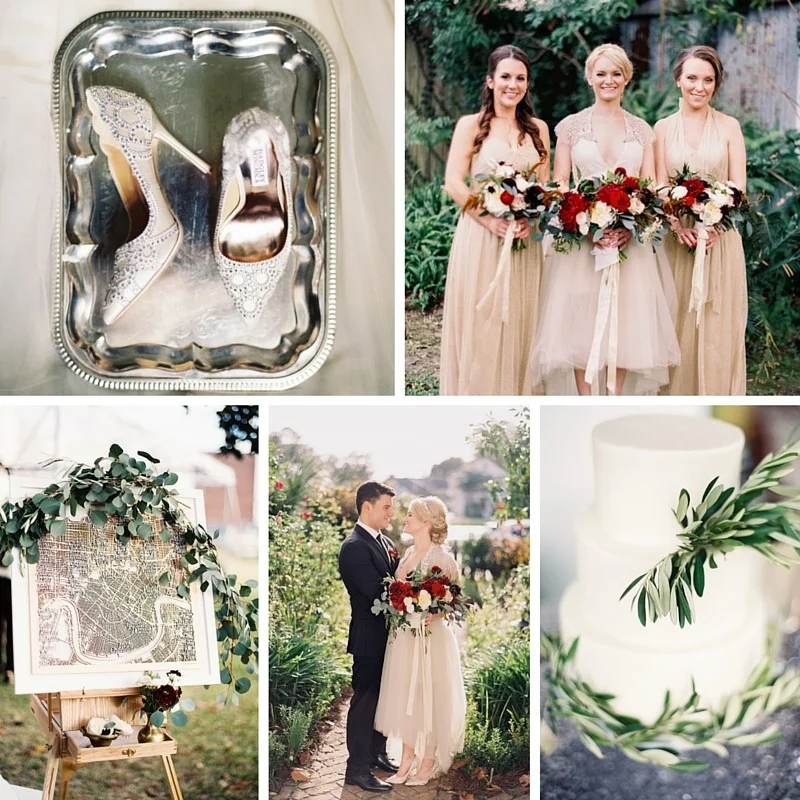 A New Orleans Wedding With a Magnolia Bridge Ceremony and Intimate Garden Reception